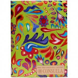 NEW CONSUELA limon notebook cover in multicolor